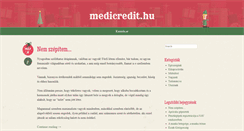 Desktop Screenshot of medicredit.hu